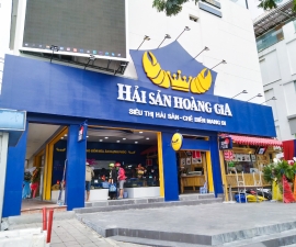 Thi công chuỗi cửa hàng Hải Sản Hoàng Gia